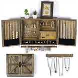 Organitzador rústic de joies de paret